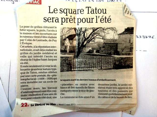 Salviac - Le square Tatou